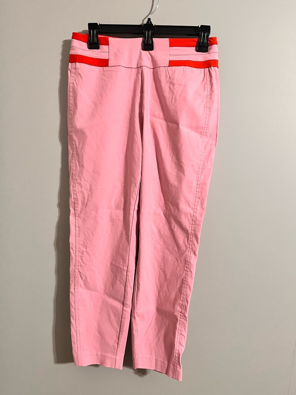 New York & Company Pink Pull-On Ankle Pants